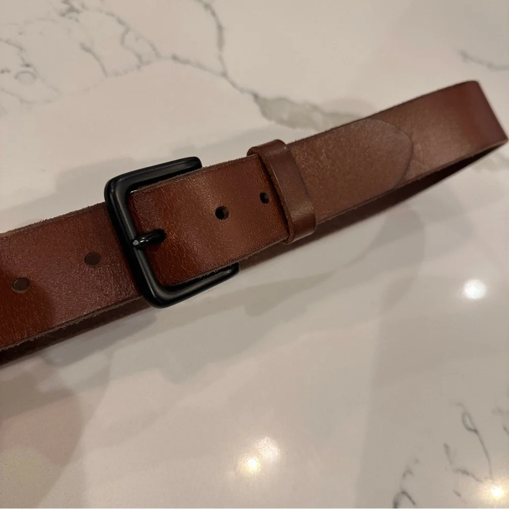 Classic Brown Leather Belt